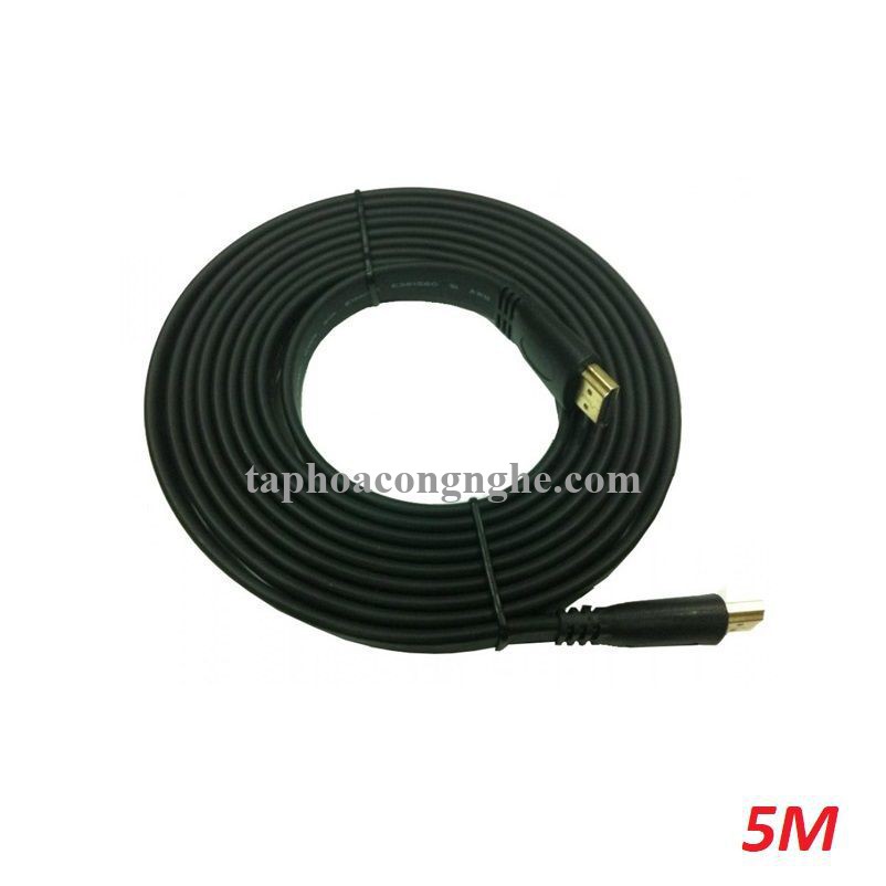 Unitek 25587 5M19A 5M Màu Đen Dây Dẹp Cáp Hdmi 1.4 30025587